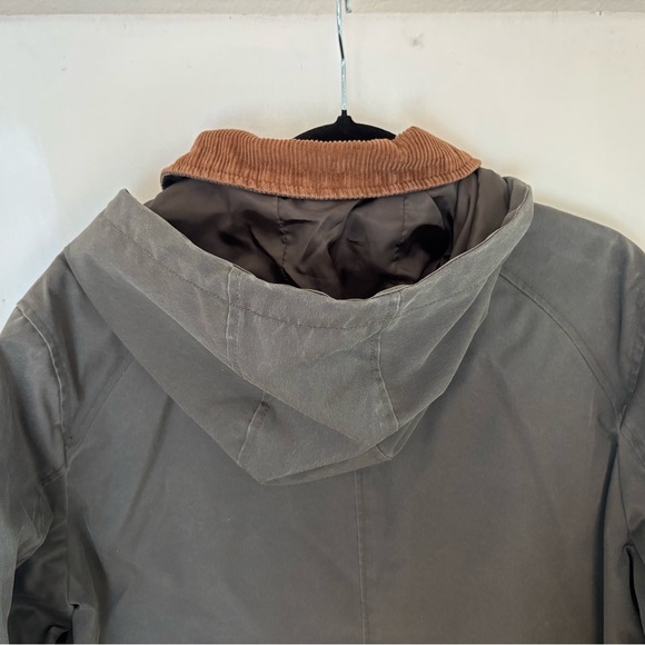 Sanctuary Oiled Barn Field Jacket Corduroy Collar and Cuffs Women’s Size XL - Picture 8 of 10
